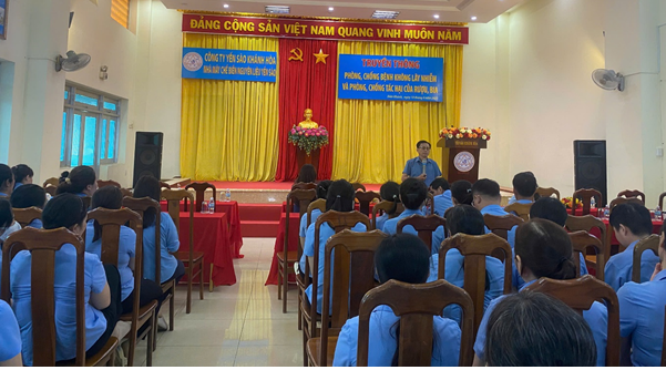Khánh Hòa tăng cường truyền thông phòng, chống bệnh không lây nhiễm và tác hại của rượu, bia tại doanh nghiệp